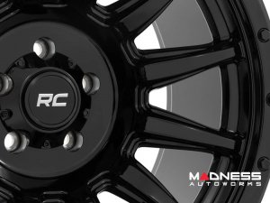 Custom Wheel 90 Series Wheel - One-Piece - Gloss Black | 18x9 | 6x5.5 | -12mm - Rough Country Custom Wheel 90 Series Wheel - One-Piece - Gloss Black | 18x9 | 6x5.5 | -12mm - Rough Country